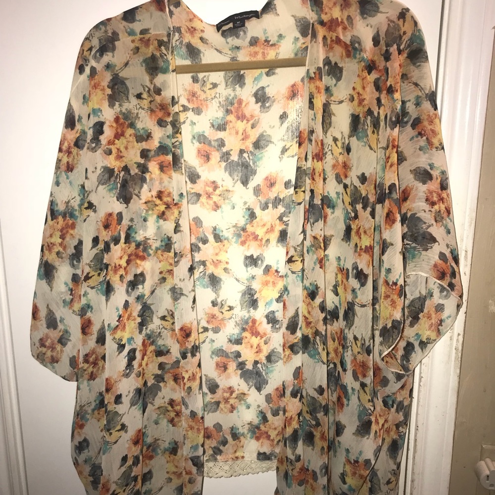 Floral coverup